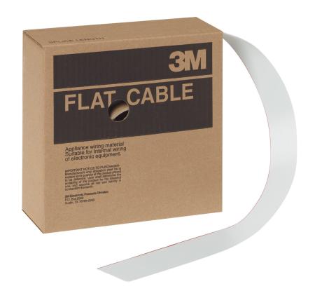 3M™ 3801/40, Flachbandkabel, 40-polig, 3801 Serie, Litzenleiter, 1,27 mm, Grau, 30,5 m/Rolle