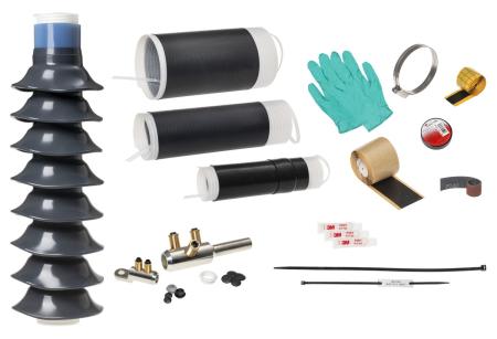 3M™ 96-EP 730-2 QTEN Endverschlußgarnitur, 1 Leiter, 38/66 kV, Freiluft, Kabelquerschnitt 630-1600 mm², 1 Packung / Karton