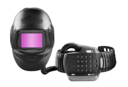 Preview: 3M™ Adflo™ Gebläseatemschutzsystem mit 3M™ Speedglas™ Schweißmaske Serie G5-01, mit Schweißfilter G5-01/03VC mit Verbrauchsmaterialsatz und Tasche, 617839