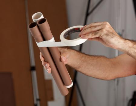 Preview: 3M™ Allzweck Abdeckklebeband 101E, Beige, 18 mm x 45 m, Einzelrolle mit Barcode