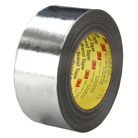 3M™ Aluminium-Glasgewebe-Klebeband 363, Silber, 25 mm x 33 m, 0.19 mm
