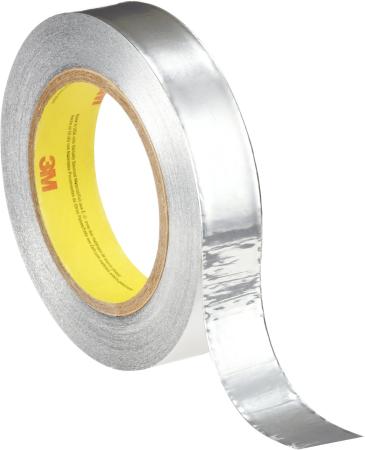 3M™ Aluminiumklebeband 431, Silber, 12 mm x 55 m, 0.09 mm