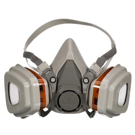 Preview: 3M™ Atemschutzmaske 6003KIT-1 mit austauschbaren Filtern, A2P3 Organische Dämpfe (1x6200, 2x6055, 2x5935, 2x501)