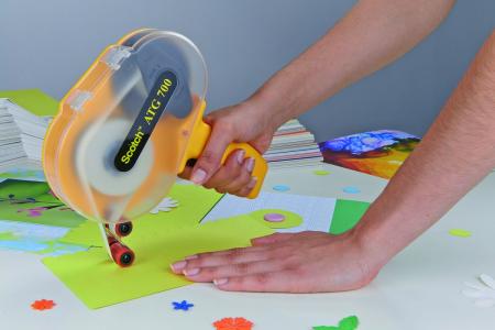 Preview: 3M™ ATG Klebeband Adaptar und Handaboller 700, Gelb, Applicator, Model 19600