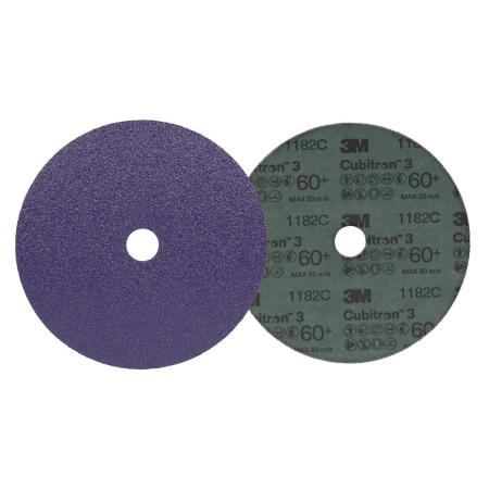 Preview: 3M™ Cubitron™ 3 Fiberscheibe 1182C, 60+, 177 mm x 22 mm, 25/Bag, 100 ea/Case