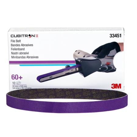 Preview: 3M™ Cubitron™ II Feilenband 786F, 20 mm x 520 mm, 60+, 33451