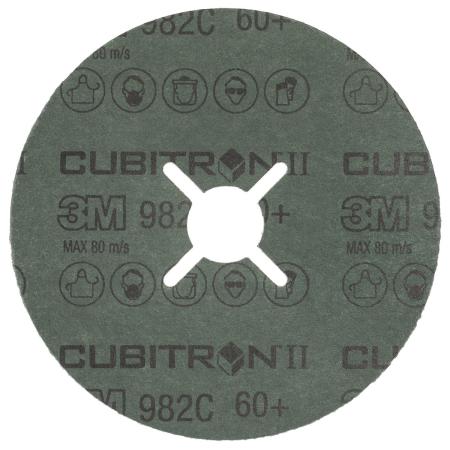 Preview: 3M™ Cubitron™ II Fiberscheibe 982C, 125 mm x 22 mm, 60+