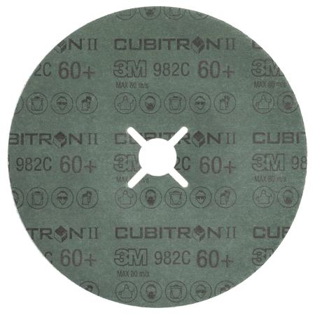3M™ Cubitron™ II Fiberscheibe 982C, 180 mm x 22 mm, 60+