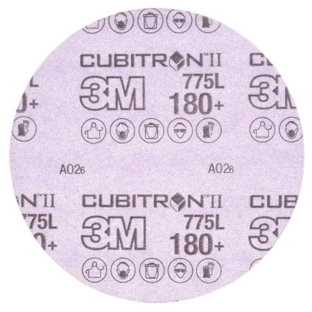3M™ Cubitron™ II Hookit™ Filmscheibe 775L, 75 mm, 180+, ungelocht