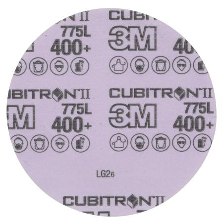 3M™ Cubitron™ II Hookit™ Filmscheibe 775L, 75 mm, 400+, ungelocht