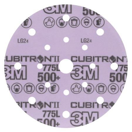 3M™ Cubitron™ II Hookit™ Filmscheibe 775L, 500+ 3MIL, 150 mm, 17HL, Die 600FL