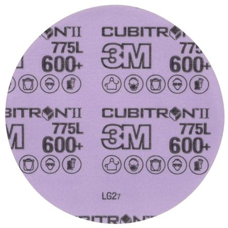 3M™ Cubitron™ II Hookit™ Filmscheibe 775L, 600+ 3MIL, 150 mm, Die 600Z