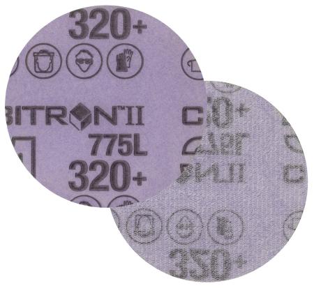 Preview: 3M™ Cubitron™ II Hookit™ Filmscheibe 775L, 75 mm, 320+, ungelocht