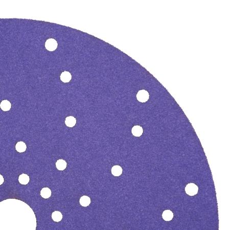 Preview: 3M™ Cubitron™ II Hookit™ Schleifscheibe 737U, 150 mm, Multihole, 180+, 51422