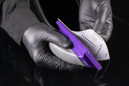 Preview: 3M™ Cubitron™ II Hookit™ Schleifstreifen 737U auf Rolle, 80 mm x 12 m, 320+, 31489