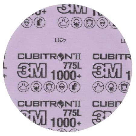 3M™ Cubitron™ II Stikit™ Filmscheibe 775L, 1000+ 3MIL, 125 mm, Die 500X, Linered