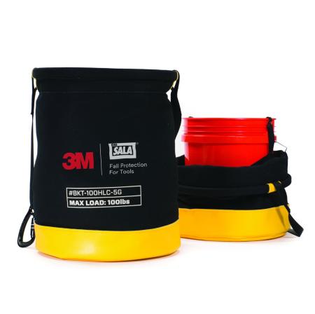 3M™ DBI-SALA® Absturzsicherung für Werkzeuge, Sicherheitsbehälter 18,9 Liter, 45,4 kg Tragfähigkeit, Klettbefestigung, Segeltuch, 1500135