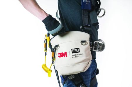 Preview: 3M™ DBI-SALA® Absturzsicherung für Werkzeuge, Werkzeugtasche, Segeltuch, weiß, 1500130