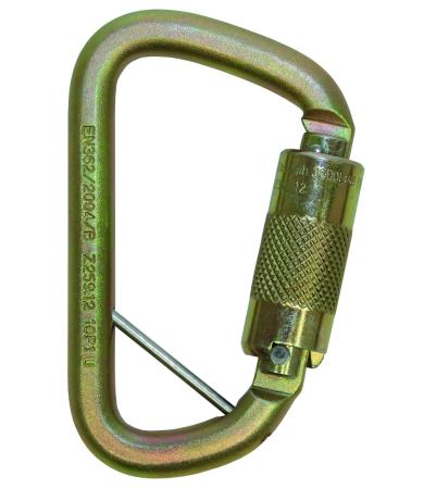 3M™ DBI-SALA® Selbstschließender Dreifach-Karabiner mit unverlierbarem Ösenstift, 19 mm Öffnung, verzinkter Stahl, 2000005