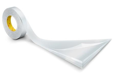 3M™ Doppelseitiges Klebeband 9628FL, Transparent, 1372 mm x 55 m, 0.05 mm