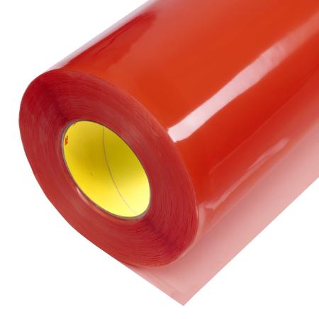 3M™ Doppelseitiges Klebeband GPT-020TF, Transparent, Rote Schutzfolie, 1540 mm x 500 m