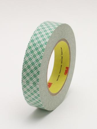 3M™ Doppelseitiges Klebeband mit Papiervlies-Träger 410M, Weiß, 25 mm x 33 m, 0.15 mm, Großpackung