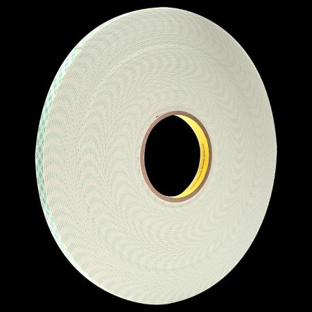 3M™ Doppelseitiges Urethanschaum-Klebeband 4026, Weiß, 12 mm x 33 m, 1.6 mm