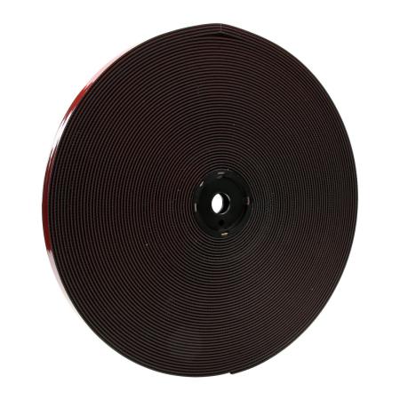 3M™ Dual Lock™ Flexibler Druckverschluss SJ3870, Schwarz, 25 mm x 41 m, 6.1 mm, 40 Köpfe/cm², Außenbereich, Blister