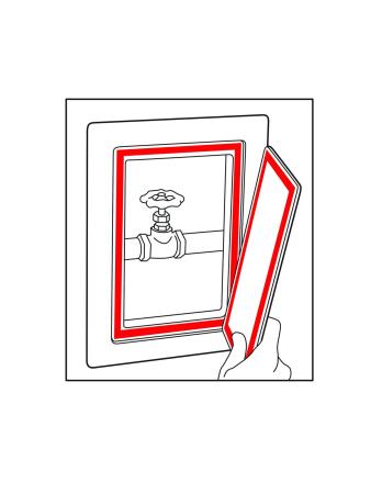 3M™ Dual Lock™ Flexibler Druckverschluss TB3560, Transluzent, 25 mm x 3 m, 5.7 mm, 40 Köpfe/cm2, Aussenbreich