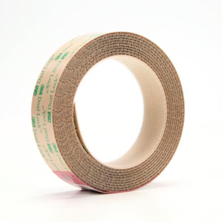 3M™ Dual Lock™ Low Profile Flexibler Druckverschluss TB4570, Transparent, 25 mm x 3 m, 1.7 mm, 110 Köpfe/cm², Außenbereich