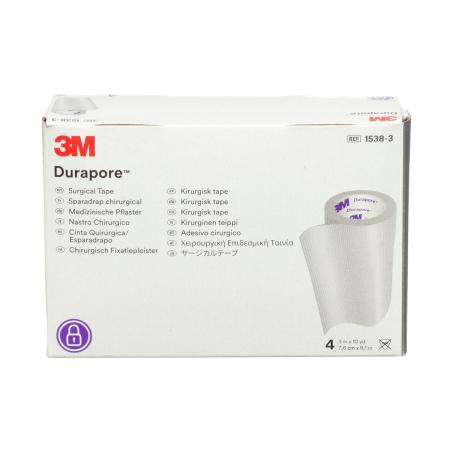 Preview: 3M™ Durapore™ Kunstseidenpflaster, 1538-3, 7,6 cm x 9,1 m 6/Packung