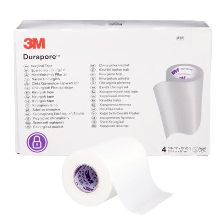 3M™ Durapore™ Kunstseidenpflaster, 1538-3, 7,6 cm x 9,1 m 6/Packung