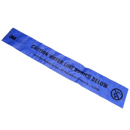 Preview: 3M™ Electronic Marking System (EMS) Gefahrenwarnband 7903, blau, 152 mm, Wasser, 152-m-Rolle, 1 Rolle pro Packung