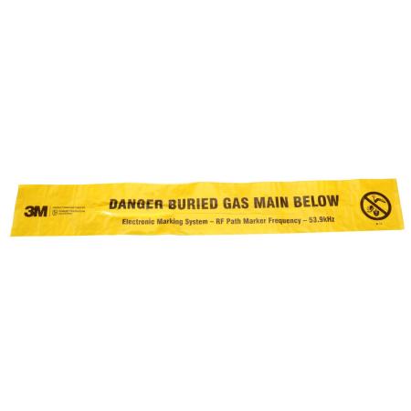 3M™ Electronic Marking System (EMS) Gefahrenwarnband 7905, gelb, 152 mm, Gas, 152-m-Rolle, 1 Rolle pro Packung