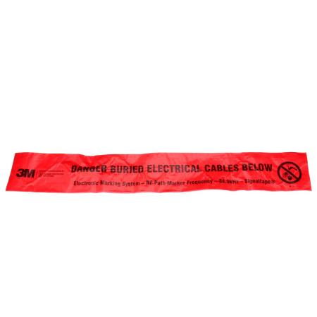 3M™ Electronic Marking System (EMS) Gefahrenwarnband 7902, rot, 152 mm, Strom, 152 m, 1 Packung/Verpackungseinheit