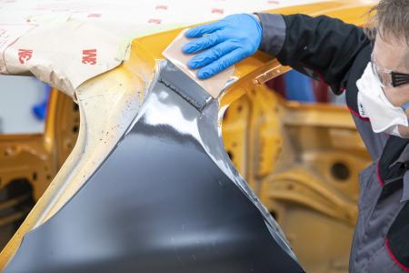 Preview: 3M™ Epoxidharz Zinnersatz-Spachtel, 180ml Kartusche incl. 1 Mischdüse, 37455