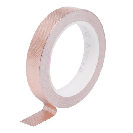 3M™ ET 1245 Kupferfolie, geprägt, mit nicht-leitfähigem Kleber, Kupfer, 12 mm x 16,5 m x 0,1 mm