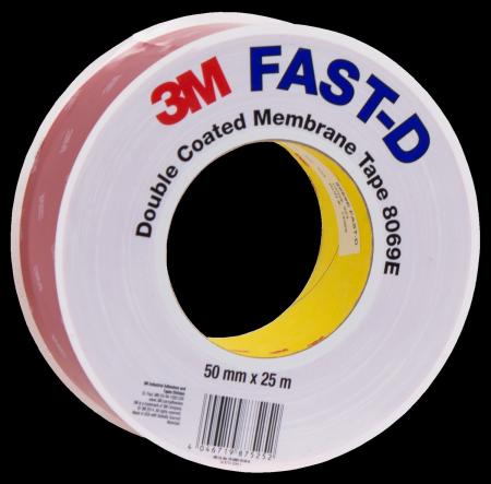 3M™ FAST-D Dichtband 8069E doppelseitig, 50 mm x 25 m, 0.41 mm
