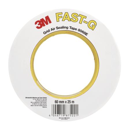 3M™ FAST-G Dichtband 8068E gewebeverstärkt, Braun, 60 mm x 25 m, 1.3 mm