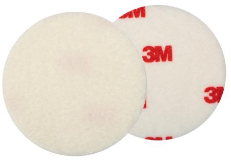 3M™ Finesse-it™ Polierfilz, rot/weiß, 76,2 mm, hart