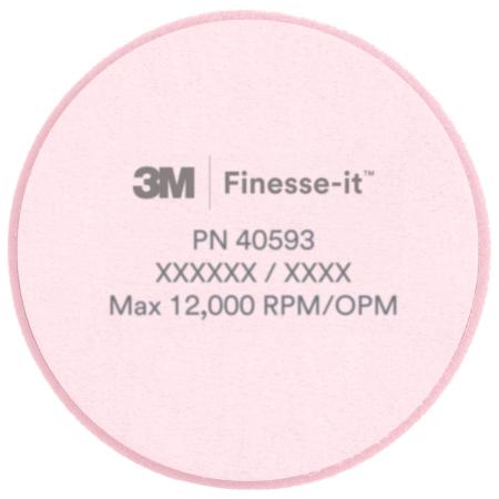 3M™ Finesse-it™ Premium Schaumpolierpad, 38730, Blue, 133 mm, Convolute