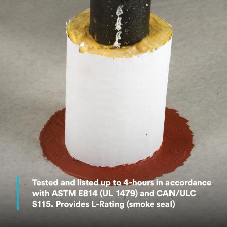 Preview: 3M™ Fire Barrier Kleb- und Dichtmasse auf Latexbasis CP 25WB+, Rot, 298 ml