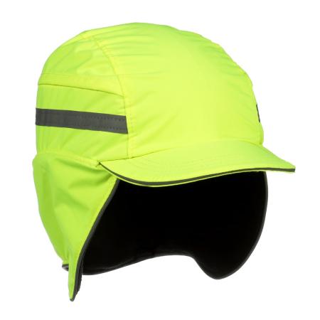 Preview: 3M™ First Base™ 3 Anstoßkappe 2021209, Winter, fluoreszierende Warnfarbe, Gelb, verkürzter Schirm, 55 mm, individuell