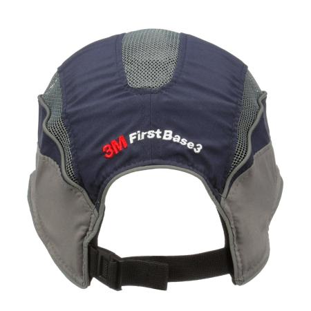 Preview: 3M™ First Base™ 3 Anstoßkappe 2031216, Elite, Marineblau/Grau, verkürzter Schirm, 55 mm, individuell