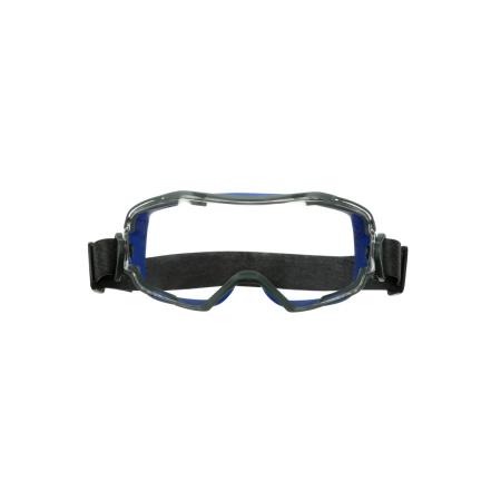 Preview: 3M™ GoggleGear™ 6000 Vollsicht-Schutzbrille, blauer Rahmen, Neoprenriemen, Scotchgard™ Anti-Fog-/Antikratz-Beschichtung (K&N), transparente Scheibe, GG6001NSGAF-BLU-EU, 10 pro Packung