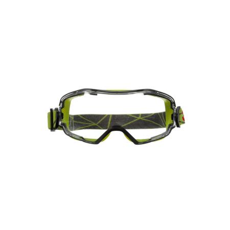 Preview: 3M™ GoggleGear™ 6000 Vollsicht-Schutzbrille, limettengrüner Rahmen, Scotchgard™ Anti-Fog-/Antikratz-Beschichtung (K&N), transparente Scheibe, GG6001SGAF-GRN-EU, 10 pro Packung