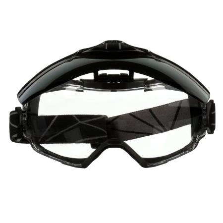 3M™ GoggleGear™ 6000 Vollsicht-Schutzbrille, Scotchgard™ Anti-Fog-/Antikratz-Beschichtung (K&N), transparente Scheibe, mit klappbarer grauer Scheibe Schutzstufe IR 5.0, GG6001SGAF-IR5, 10 pro Packung