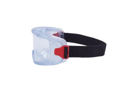 Preview: 3M™ GoggleGear™ Protective Goggle 3000 Series GG3001-AF, PVC Shroud, Clear AF/AS Lens, Cloth Strap, 10 EA/Case