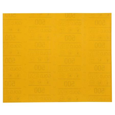 3M™ Gold Schleifstreifen 288U, 229 mm x 280 mm, 500, ohne Loch, 12538