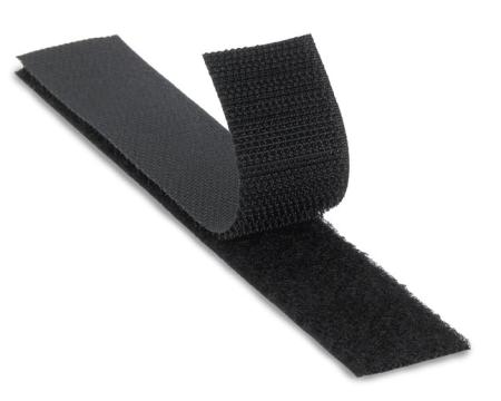 Preview: 3M™ Hakenband SJ3519FR, Schwer Entflammbar, Schwarz, 25 mm x 45.7 m, 3.6 mm, Innenbereich